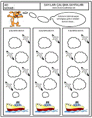 okul öncesi çocuklar için sıralama kavramı egzersizleri